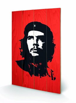 Obraz na drewnie Che Guevara - Red