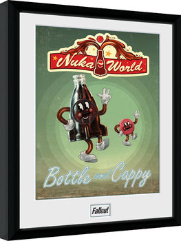 Fallout - Bottle and Cappy oprawiony plakat