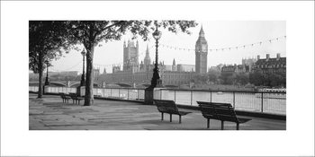 Houses of Parliament & The River Thames Obrazová reprodukcia