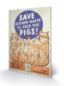 Obraz na drewnie IWM - pigs