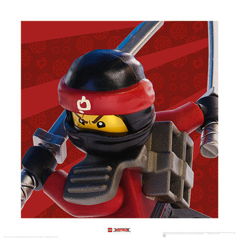 Obrazová reprodukce Lego Ninjago Film - Kai Crop