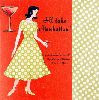 Umelecká tlač Manhattan Lady
