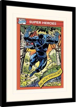 Marvel Comics - Black Panther Trading Card oprawiony plakat