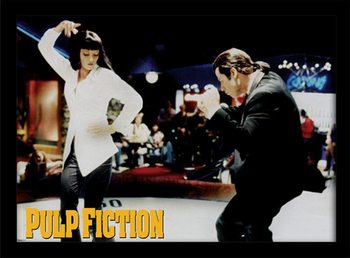 PULP FICTION - dance oprawiony plakat