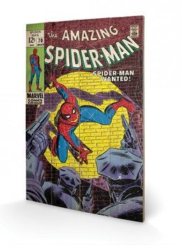 Obraz na drewnie Spiderman - Wanted