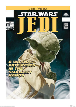 Obrazová reprodukce Star Wars - Yoda World's Fate