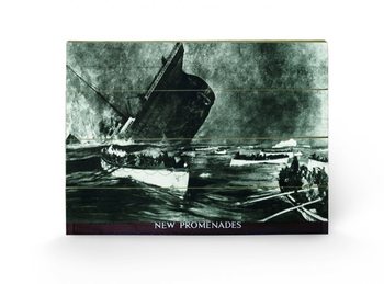 Obraz na drewnie Titanic - Sinking b/w