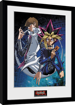 Yu Gi Oh - Dark Side of Dimension Yugi and Kaiba oprawiony plakat