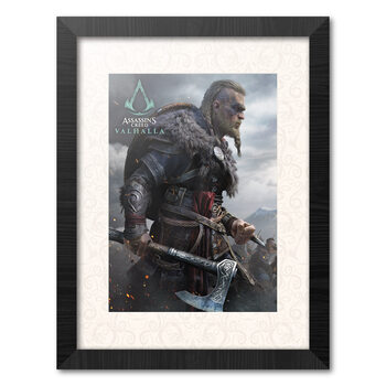 Oprawiony plakat Assassins Creed: Valhalla