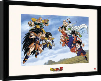 Zarámovaný plakát Dragon Ball - Battle Of Saiyans