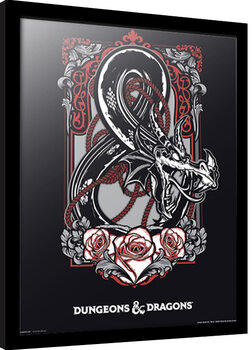 Zarámovaný plakát Dungeons and Dragons