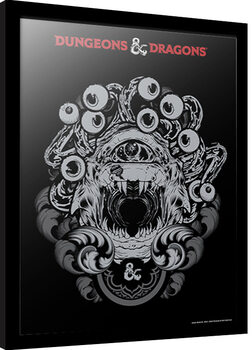 Oprawiony plakat Dungeons & Dragons - Beholder
