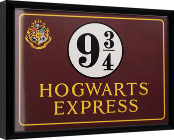 Oprawiony plakat Harry Potter - Hogwarts Express