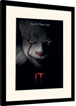 Zarámovaný plakát IT - Pennywise Face