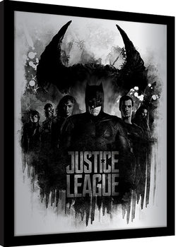 Oprawiony plakat Liga Sprawiedliwych - Dark Horizon
