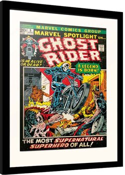 Oprawiony plakat Marvel - Ghost Riders