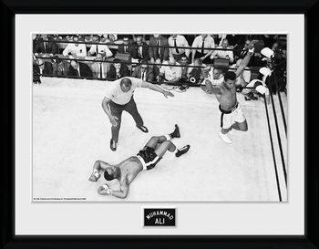 Zarámovaný plakát Muhammad Ali - Knock Out