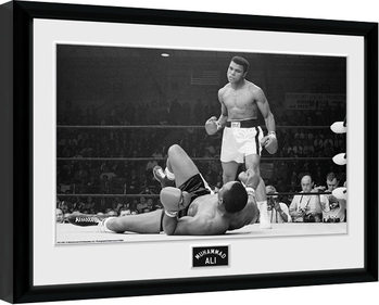 Oprawiony plakat Muhammad Ali - Liston 2
