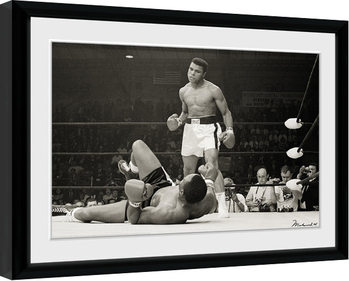 Oprawiony plakat Muhammad Ali - Liston