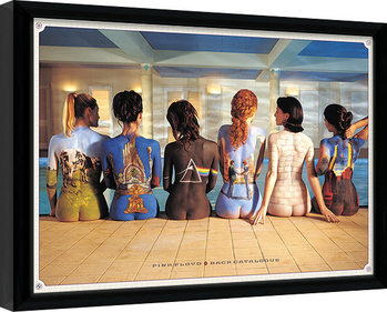 Oprawiony plakat Pink Floyd - Back Catalogue