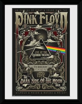 Oprawiony plakat Pink Floyd - Rainbow Theatre