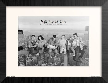 Zarámovaný plakát Přátelé - Lunch On Skyscraper