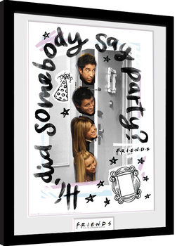 Zarámovaný plakát Přátelé - Party