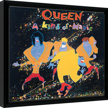 Oprawiony plakat Queen - A Kind Of Magic