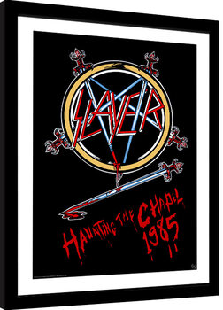 Oprawiony plakat Slayer - Haunting the Chapel