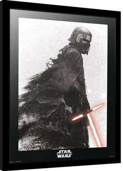 Zarámovaný plakát Star Wars: Epizoda IX - Vzestup Skywalkera - Kylo Ren