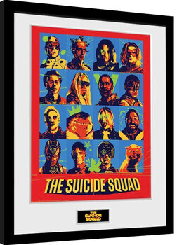 Zarámovaný plakát Suicide Squad - Bunch