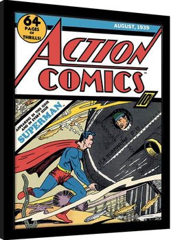 Zarámovaný plakát Superman - Submarine Struggle