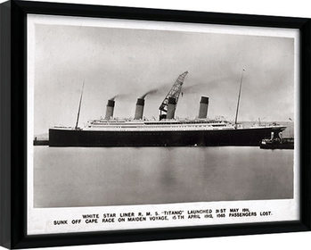 Zarámovaný plakát Titanic (1)
