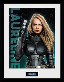 Zarámovaný plakát Valerian a město tisíce planet - Laureline