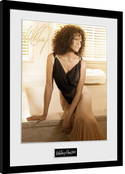 Zarámovaný plakát Whitney Houston - Sitting