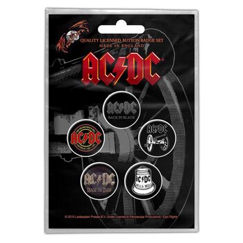 Zestaw przypinek AC/DC - For Those About To Rock Retail