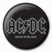 Odznaka AC/DC - BACK IN BLACK