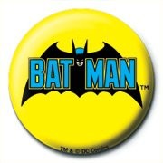 Przypinka DC COMICS - batman retro logo