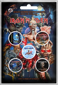 Zestaw przypinek Iron Maiden – Later Albums