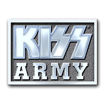 Przypinka Kiss - Army Block