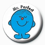 Przypinka MR MEN (Mr Perfect)