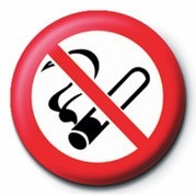 Przypinka NO SMOKING