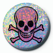 Przypinka SKULL PINK