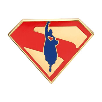 Przypinka Superman - Logo