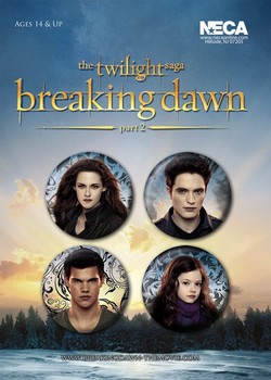Zestaw przypinek TWILIGHT BREAKING DAWN 2
