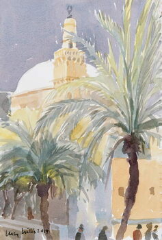 Obraz na plátně Old City Palms II, Jerusalem, 2019