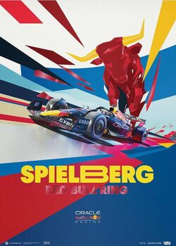 Umělecký tisk Oracle Red Bull Racing - Austrian Grand Prix - 2022