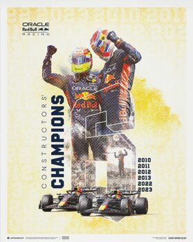 Umělecký tisk Oracle Red Bull Racing - F1® World Constructors' Champions - 2023