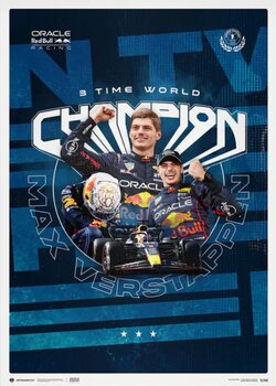 Umělecký tisk Oracle Red Bull Racing - Max Verstappen - 2023 F1® World Drivers' Champion