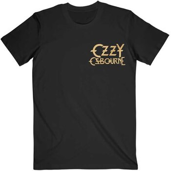Tričko Ozzy Osbourne - Patient No. 9 Gold Logo